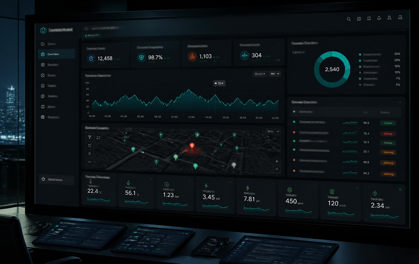 GREENode monitoring dashboard